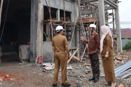 Bupati Merangin pantau pembangunan Kantor Arsipus