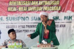 Anggota DPRD Kalsel sosialisasikan nilai-nilai Pancasila melalui pendekatan keagamaan
