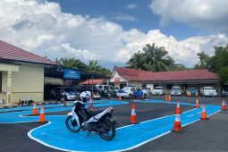 Polres Balangan : Materi praktik ujian SIM C yang baru permudah masyarakat
