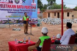 Pembangunan perpustakaan Bangka Selatan capai 53 persen