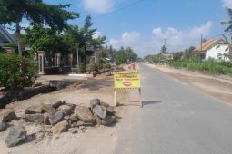 Pemerintah pusat perbaiki ruas jalan kabupaten di Kecamatan Labuhan Maringgai