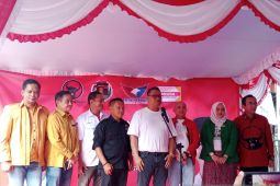 Kantor sekretariat relawan bersama Ganjar Pranowo di Belitung diresmikan