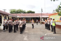 Kapolres Padangsidimpuan pimpin apel pengamanan tahapan pilkades