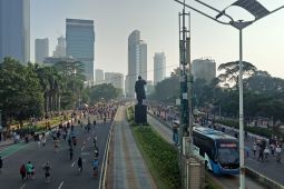 Kualitas udara Jakarta membaik pada Sabtu sore