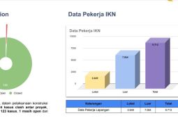 Jumlah pekerja IKN capai 9.713 orang