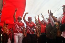 Kirab Merah Putih di Kota Bogor