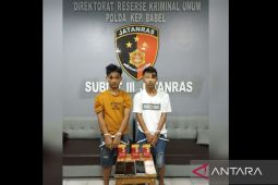 Polda Babel kembali ungkap kasus TPPO di Bangka Tengah, dua pelaku dan barang bukti diamankan