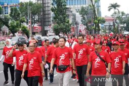 Kanwil Kemenkumham Sumut selenggarakan jalan sehat sambut HKD ke 78