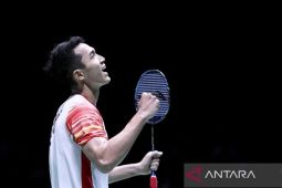 Jonatan Christie ke semifinal China Open 2023 setelah menangi laga "perang saudara" lawan Shesar