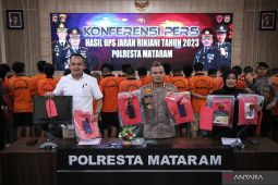 Polresta Mataram menetapkan 88 tersangka dari 80 kasus kejahatan jalanan