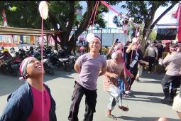Jajaran Polres di Polda Maluku gelar lomba rakyat semarakan HUT-78 RI