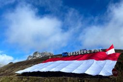 Freeport pecahkan rekor dunia pembentangan Bendera Merah Putih