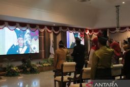 Forkopimda Babel ikuti Upacara HUT RI ke-78 di Istana Negara secara virtual