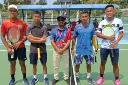 Porprov VI Babel 2023 - Tim Tenis ganda putra Bangka Barat susul tunggal putra ke final