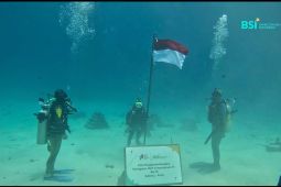 BSI kibarkan merah putih di dasar laut Pulau Rubiah