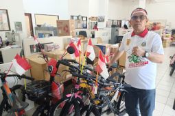 Gowes Merah Putih semarakan HUT ke-78 RI di Murdjani Banjarbaru