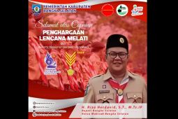 Bupati Bangka Selatan terima Anugerah Lencana Melati