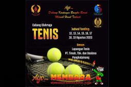 Klasemen akhir cabor tenis Porprov VI Babel 2023: Bangka pimpin posisi pertama