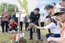 Kirab Pemilu di Kabupaten Badung diakhiri dengan penanaman pohon