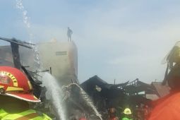 Belasan rumah di Kecamatan Kelua terbakar