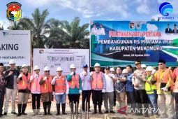 Bupati Mukomuko letakkan batu pertama Rumah Sakit Pratama di Ipuh