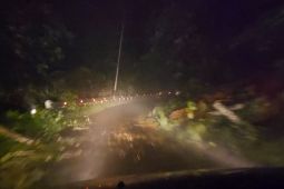 Arus lalu lintas Simpang Empat-Talu kembali lancar usai longsor