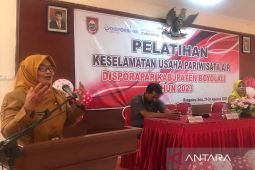 Disporapar Boyolali gelar pelatihan keselamatan pariwisata air 2023 bagi pelaku wisata