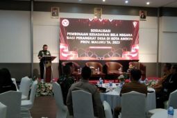 Kemhan sosialiasi pembinaan  bela negara bagi perangkat desa di Ambon