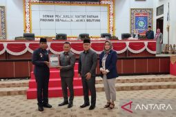 Pj Gubernur Babel sampaikan Raperda Perubahan APBD 2023
