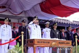 Upacara HUT ke - 78 RI di Bangka berjalan aman lancar