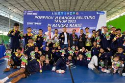 Klasemen Porprov VI Babel 2023: Bangka Tengah semakin kokoh di puncak dengan 47 emas