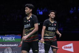 Bagas/Fikri  bertarung habis-habisan di perempat final Kejuaraan Dunia