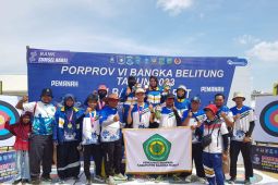 Tuan rumah Bangka Barat juara umum cabor panahan Porprov VI Babel