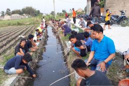 Dukung pencegahan Stunting, Pemuda di Kediri partisipasi lomba memancing