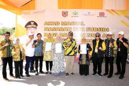 Bank Kalsel bersama pemprov gelar akad kredit massal untuk 150 Rumah Subsidi