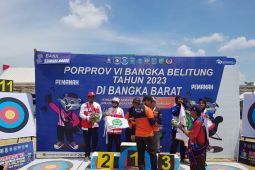Bangka Tengah semakin kokoh di puncak klasemen Porprov VI Babel dengan 63 emas