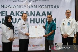 Kemenukumham Bangka Belitung berikan bantuan hukum ke 209 warga miskin