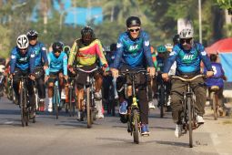Bank Kalsel gelar fun gowes lintas daerah sambut hut ke-78 RI