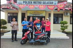 Diduga curi sepeda motor warga, oknum Satpol PP Metro diringkus Polsek Metro Selatan