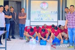 Polres Nagan Raya serahkan sembilan tersangka narkoba ke jaksa