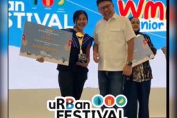 Pelaku UMKM Mi Sagu Ambon juara satu Urban  Festival