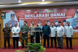 Polresta Banjarmasin deklarasikan pemilu damai