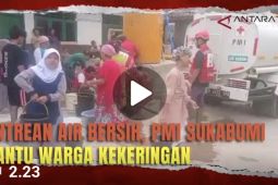 PMI Sukabumi bantu salurkan air bersih