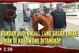 Bandar judi online yang sasar emak-emak di Karawang ditangkap