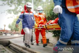 Pertamina Samarinda gelar simulasi penanggulangan kebakaran