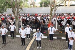 Wali Kota Pematang Siantar senam massal di Festival Sisibataslabuhan 2023