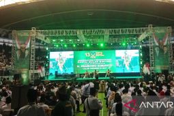 Kader dan simpatisan PBB padati DBL Arena Surabaya jelang deklarasi dukung Prabowo
