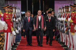 Para tamu KTT ASEAN 2023 disambut dengan tarian khas Banten