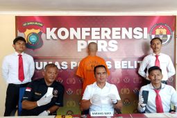 Polres Belitung gagalkan peredaran puluhan paket sabu