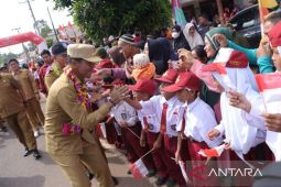 Masyarakat Desa Bukit Terap antusias sambut "Gule Kabung" Pj Gubernur Suganda